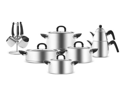 Power Steel 316+ Tokyo 15 Parça Çelik Çeyiz Seti