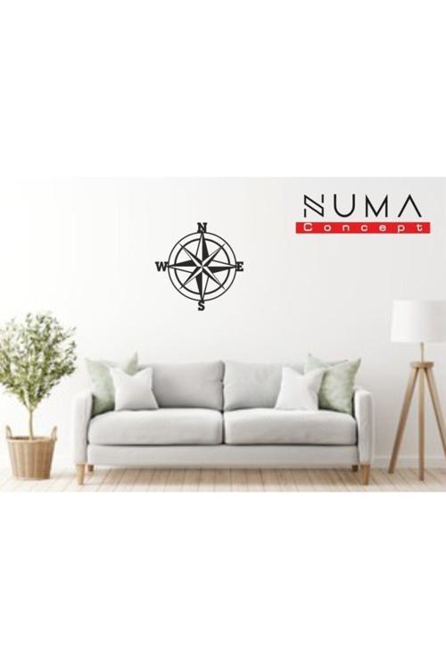 Pusula Mdf Duvar Dekorasyon Lazer Kesim 32X32 Cm
