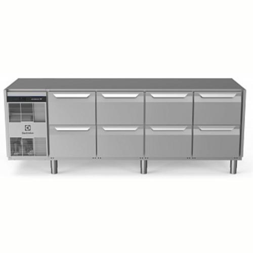 Professional Endüstriyel Soğuk Tezgah 8 Çekmeceli 590 Lt Üst Tablasız -2+10°c, Aısı 304 EH4H7BBBB