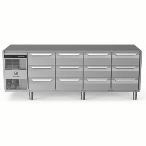 Professional Endüstriyel Soğuk Tezgah 12x1/3 Çekmeceli 590 Lt,-2+10 °c, Aısı 304, Üst Tablasız EH4H7CCCC