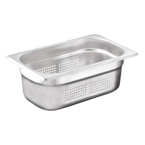 Delikli Gastronom Küvet, 4 Cm, Gnp 1/4