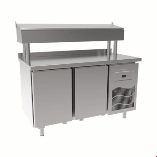 İnoksan Sgb140r -Paslanmaz Tablalı 2 Kapılı Pizza Hazırlık Ünitesi / Boru Ayaklı