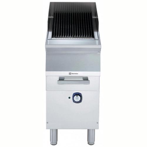 Professional Elektrikli Barbekü-grill, Çift Taraflı Döküm Izgaralı (et İçin Yivli, Balık-sebze İçin Düz), Alt Standlı - 400 Mm E9GREDGCFU