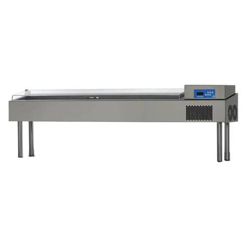 Yüksek Pizza Hazırlık Ünitesi, Pleksiglas Kapaklı, Soğutmalı, Tag 270 Uyumlu, Pzc 35