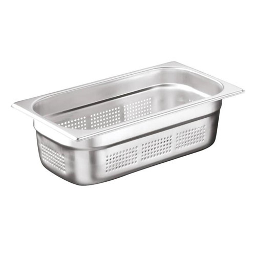 Delikli Gastronom Küvet, 10 Cm, Gnp 1/3