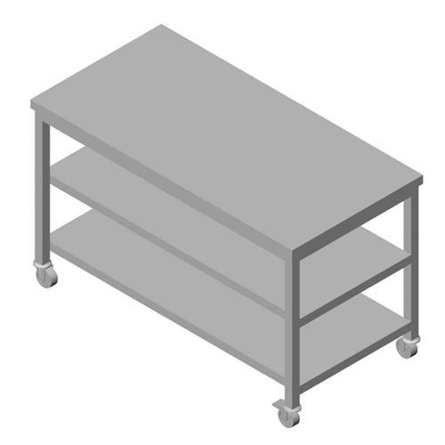 Çalışma Tezgahı Ara Raflı Hareketli 120x60 Cm