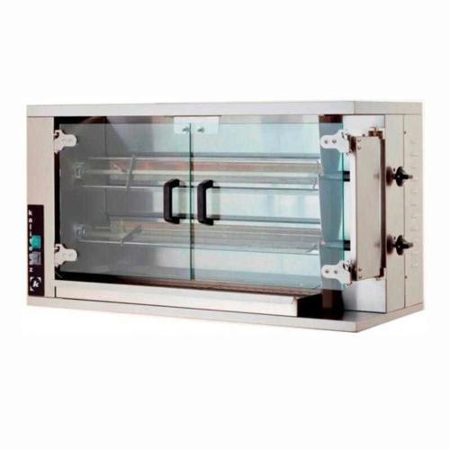 Gazlı Piliç Çevirme Makinesi, 2 Şiş, 8-10 Piliç Kapasitesi