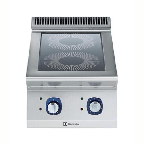 Endüstriyel 2 Zonlu Set Üstü Hp Endüksiyon Ocak, Her Zon 5 Kw, 9 Güç Kademesi, Derinlik 730 Mm - 400 Mm E7INED200P