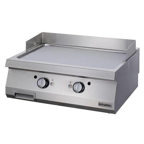Gazlı Grill Plate, Düz, 80x70x30 Cm, Krom Kaplı, Ogg 8070