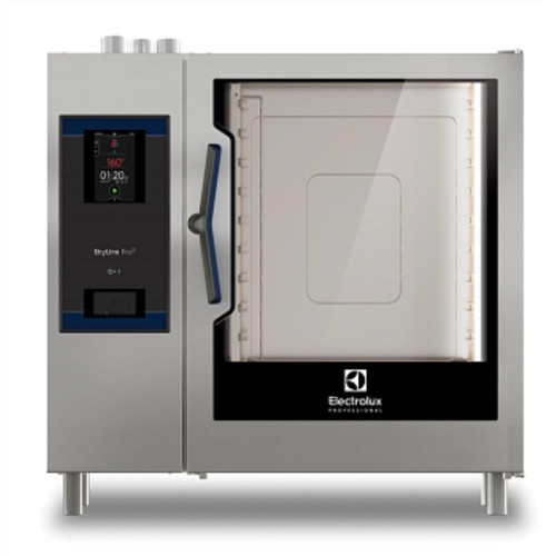 Professional Skyline Pros Kombi Fırın, Boylersiz, Dokunmatik Ekran Kontrollü, 10x2/1gn, Gazlı, 2 Pişirme Modu (program, Manüel), Otomatik Temizlik ECOG102K2G0
