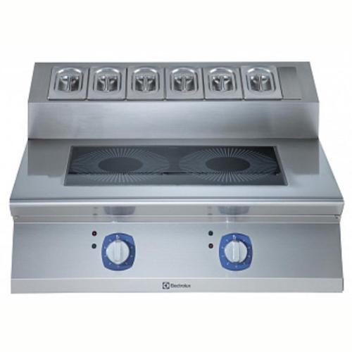 Endüstriyel 2 Zonlu Set Üstü Endüksiyon Ocak D. 730 Mm - 800 Mm E7INEH2F0P