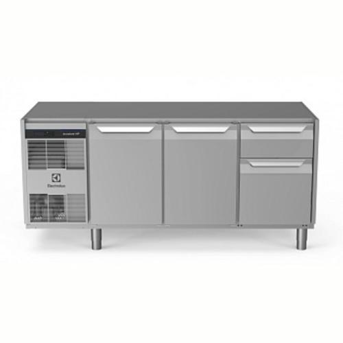 Endüstriyel Soğuk Tezgah 2 Kapılı + 1/3+2/3 Çekmeceli 440 Lt -2+10°c, Aısı 304, Üst Tablasız EH3H7AAD