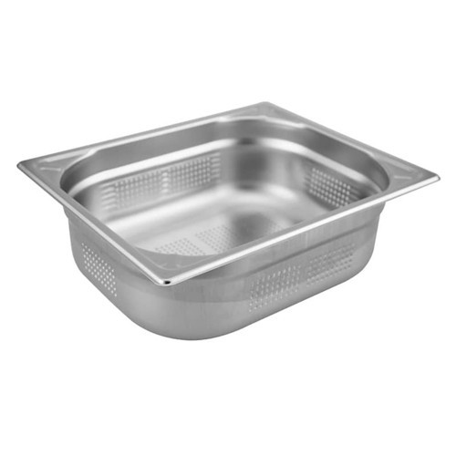 Köşe Desenli Delikli Gastronom Küvet, 20 Cm, Gnp 1/2