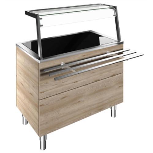 Müşteri Tarafında Bir Adet Boru Tip Paslanmaz Çelik Tepsi Kaydırma, Y=900 Mm F04H3AF01W