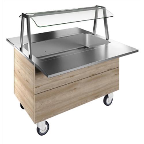 Raf, İki Adet Paslanmaz Çelik Tepsi Kaydırma, Y=750 Mm F10C3KW02S