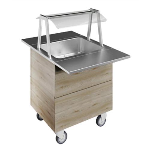 Aydınlatmalı Üst Raf Ve Paslanmaz Çelik Tepsi Kaydırma, Y=900 Mm F03H2AW02S