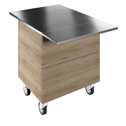 Tekerlekli, İki Adet Paslanmaz Çelik Tepsi Kaydırma Y=900 Mm F00N2AW00S