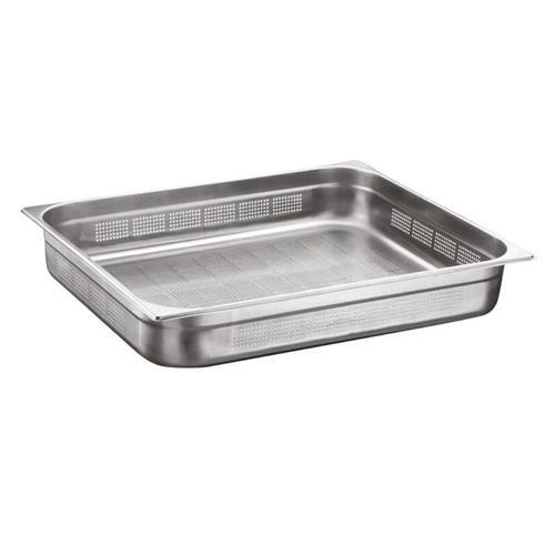 Delikli Gastronom Küvet, 15 Cm, Gnp 2/1