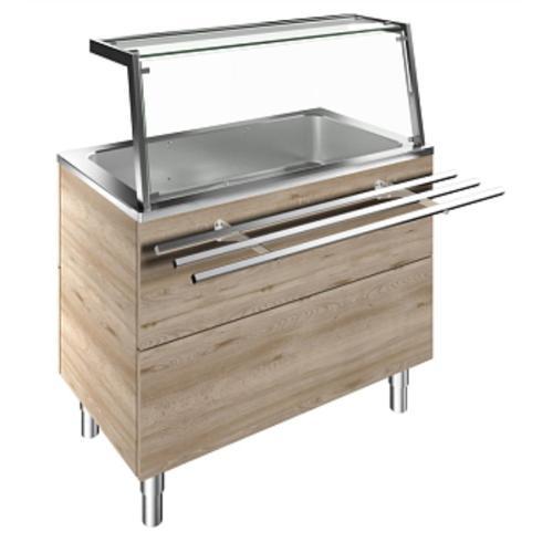 Müşteri Tarafında Bir Adet Boru Tip Paslanmaz Çelik Tepsi Kaydırma, Y= 900 Mm F03H3AF01W