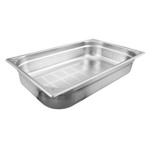 Köşe Desenli Delikli Gastronom Küvet, 2 Cm, Gnp 1/1