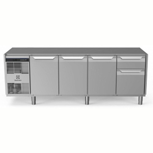 Professional Endüstriyel Soğuk Tezgah 2 Kapılı +1/3+2/3 Çekmeceli 290 Lt, -2+10°c, Aısı 304, Üsttablasız EH4H7AAAD