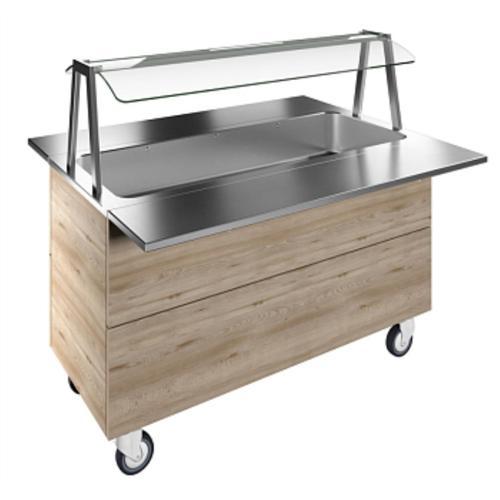 Aydınlatmalı Üst Raf Ve Paslanmaz Çelik Tepsi Kaydırma, Y=900 Mm F01H4AW02S