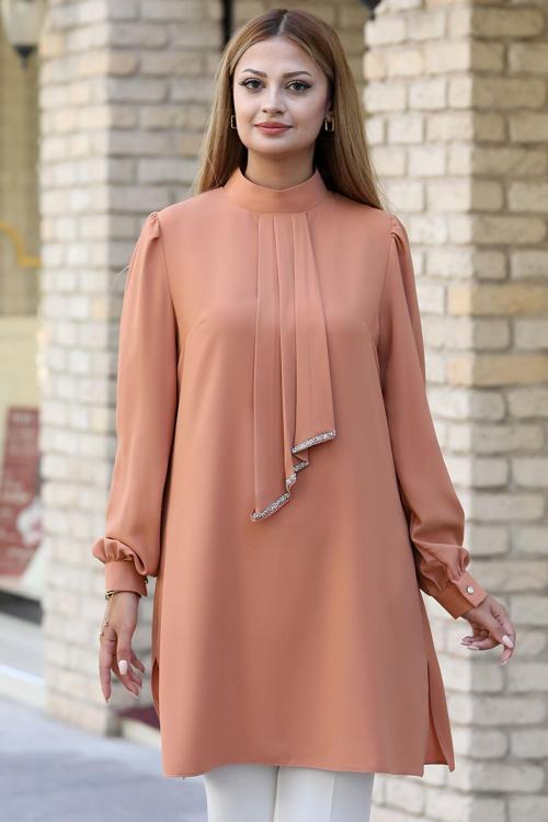 Işıl Tesettür Tunik Camel