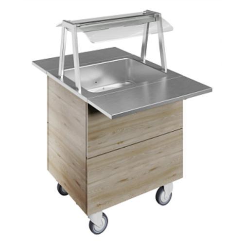 Servis Rafı Ve Paslanmaz Çelik Tepsi Kaydırma, Y= 900 Mm F03H2AW04S