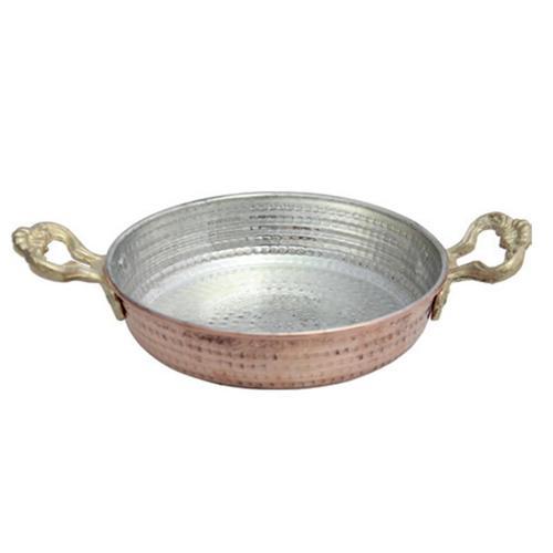 Bakır Yumurta Sahanı, 16x4 Cm