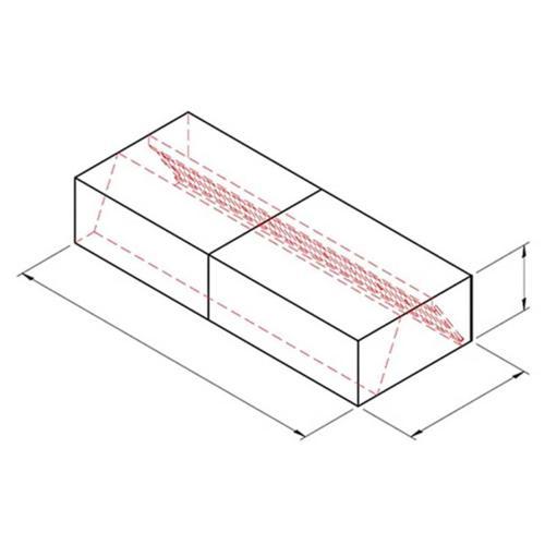 Kutu Tipi Çift Cidarlı Filtreli Duvar Tipi Davlumbaz, 300x120 Cm