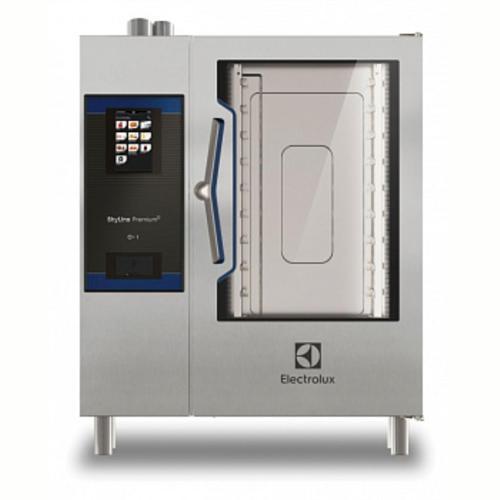 Skyline Premiums Kombi Fırın, Boylerli, Dokunmatik Ekran Kontrollü, 10x1/1gn, Elektrikli, 3 Pişirme Modu (otomatik, Program, Manuel), Otomatik Temizlik ECOE101T2A0