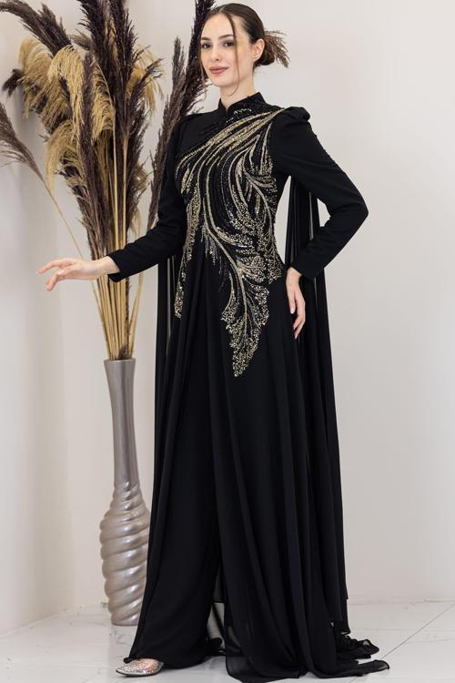 Elif Tesettür Tulum Siyah