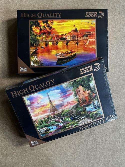 2 Adet 1000*1000 Puzzle