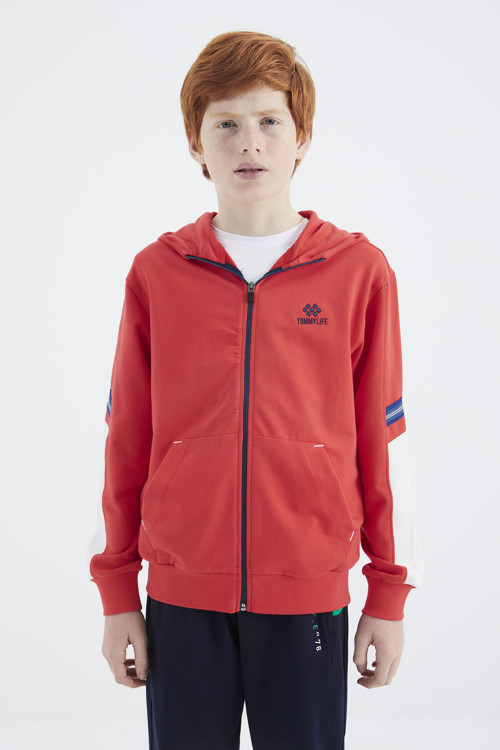 Fiesta Fermuarlı Erkek Çocuk Sweatshirt - 11180