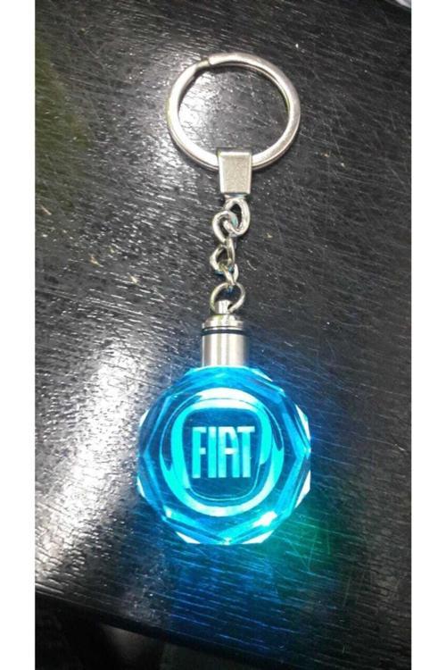 Fiat Logolu Led Araba Anahtarlığı