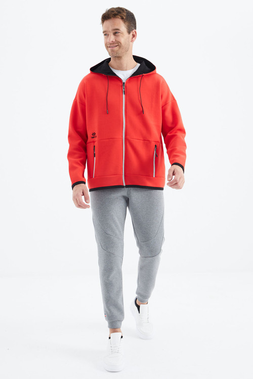 Fiesta KapüşonluGizli Cep Detaylı Erkek Sweatshirt - 88288