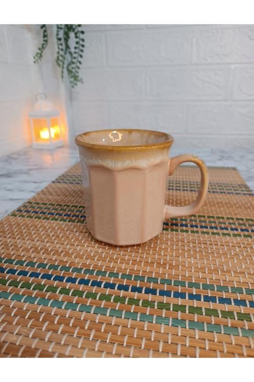 Arti̇Sti̇K Desenli̇ Serami̇K Kupa