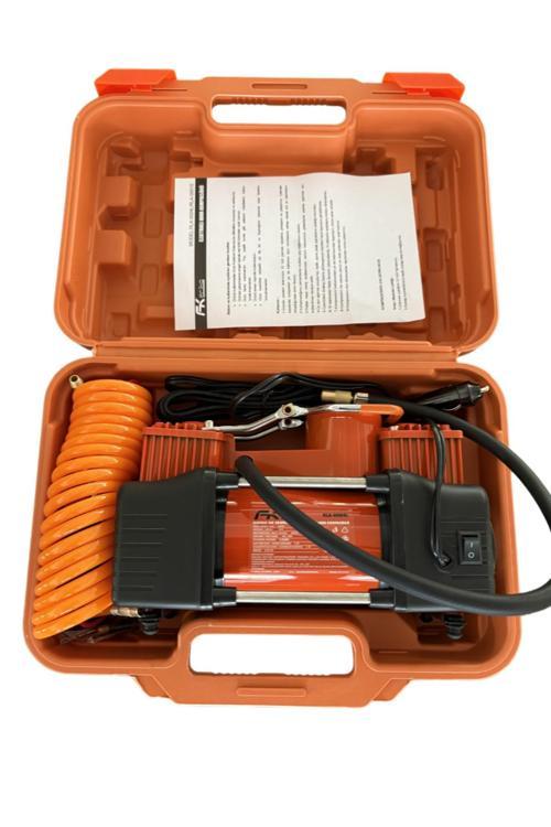 Çelik Gövde Çift Pistonlu 12 V 150 Psi Araç Araba Lastik Bot Şişirme