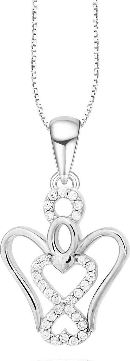 Sonsuzluk Meleği Lusso Angel Kadın Gümüş Kolye