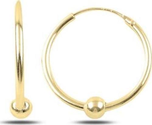Toplu Halka Bayan Gümüş Küpe 20mm