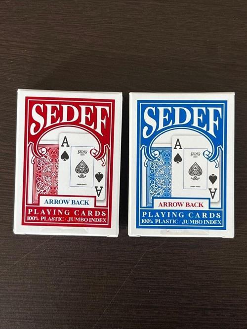 Jumbo Poker Oyun Kağıdı % 100 Plastik