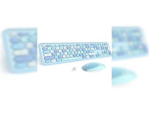 M600 Mavi Kablosuz Klavye Mouse Seti