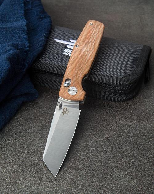 BESTECH SLASHER BG43D Micarta Sap D2 Çakı