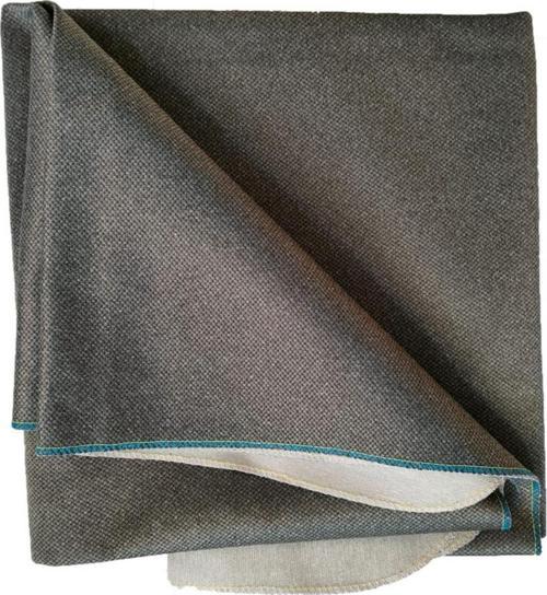 Okey Oyun Masa Örtüsü Flok 140 x 140 cm Açık Gri