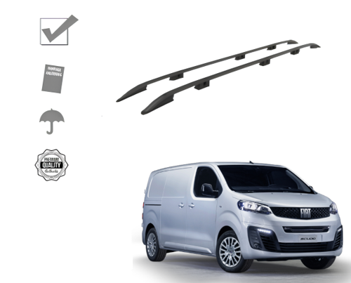 SCUDO VAN KISA ŞASE TAVAN ÇITASI SİYAH 2022 2023 2024 2025 2026 2027