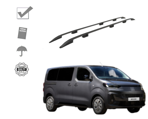 SCUDO COMBİ KISA ŞASE TAVAN ÇITASI SİYAH2022 2023 2024 2025 2026 2027