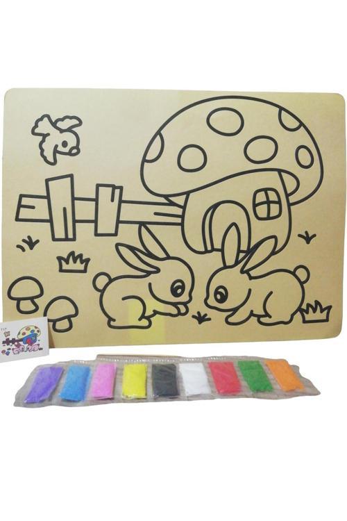 Kum İıe Boyama Seti