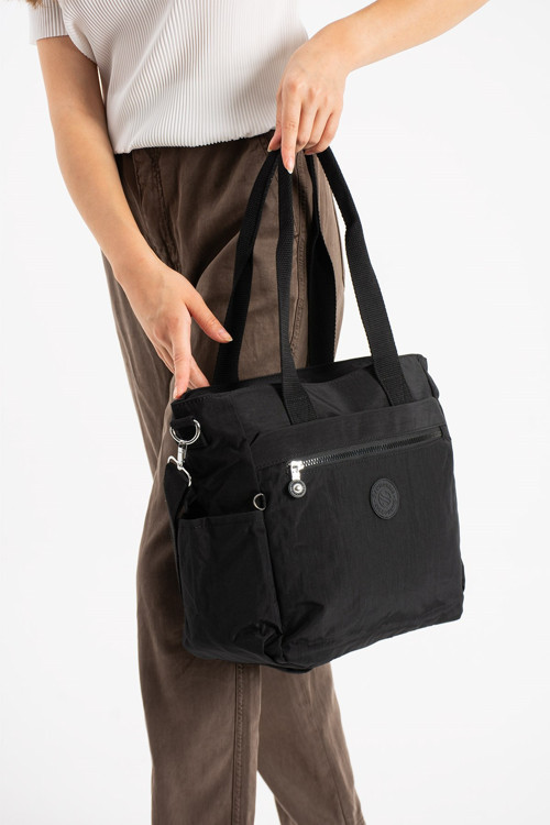 Sanmorris Kadın Büyük Boy Çok Bölmeli Suya Dayanıklı Çapraz Ve Omuz Askılı Çanta