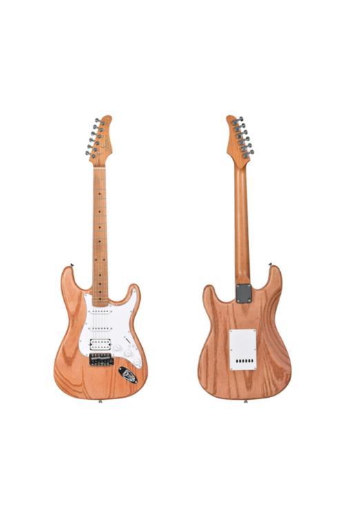 Kst-213 Mat Naturel Elektro Gitar | St Kasa Hss Manyetik