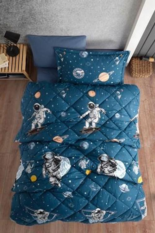 CLASY TEK KİŞİLİK RANFORCE YORGAN GALAXY